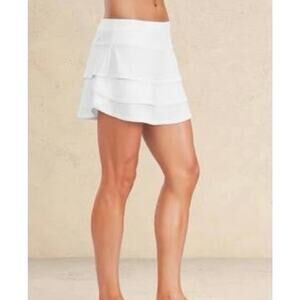 Athleta - Swagger tiered white skort -XS